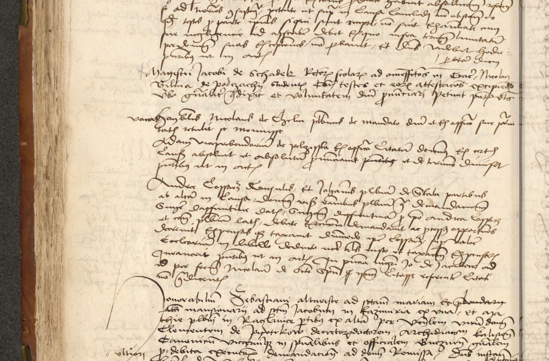 Zdjęcie nr 142 dla obiektu archiwalnego: Acta actoru[m coram venerabili viro] domino Joh[anne de Lathoschin, sacre] theologie [et decretorum] doctore [canonico et officiali Cracoviensi] generali [anno Domini millesimo] quadringen[tesimo nonagesimo tercio] indicione [XI, pontificatus sanctis]simi in Christo [patris domini nostri domini] Allexandri [divina providencia pape] sexti, anni [ipsius primo]