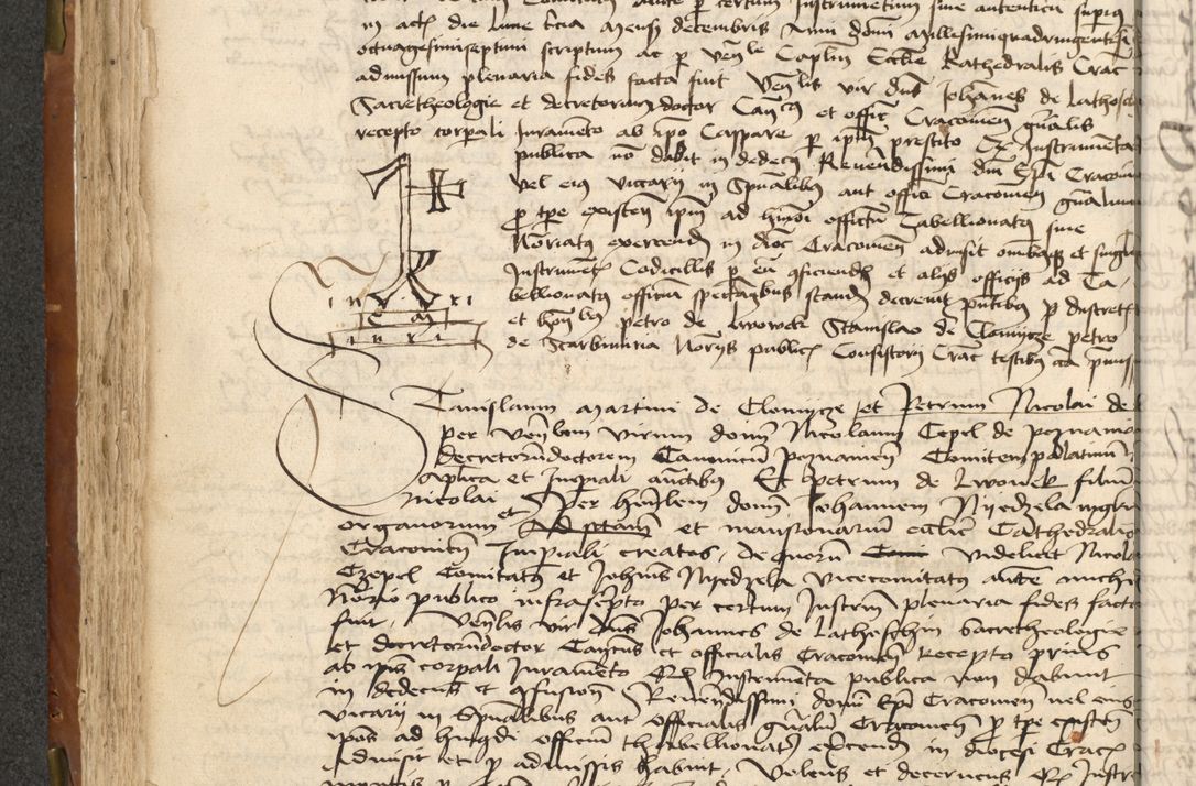 Zdjęcie nr 144 dla obiektu archiwalnego: Acta actoru[m coram venerabili viro] domino Joh[anne de Lathoschin, sacre] theologie [et decretorum] doctore [canonico et officiali Cracoviensi] generali [anno Domini millesimo] quadringen[tesimo nonagesimo tercio] indicione [XI, pontificatus sanctis]simi in Christo [patris domini nostri domini] Allexandri [divina providencia pape] sexti, anni [ipsius primo]