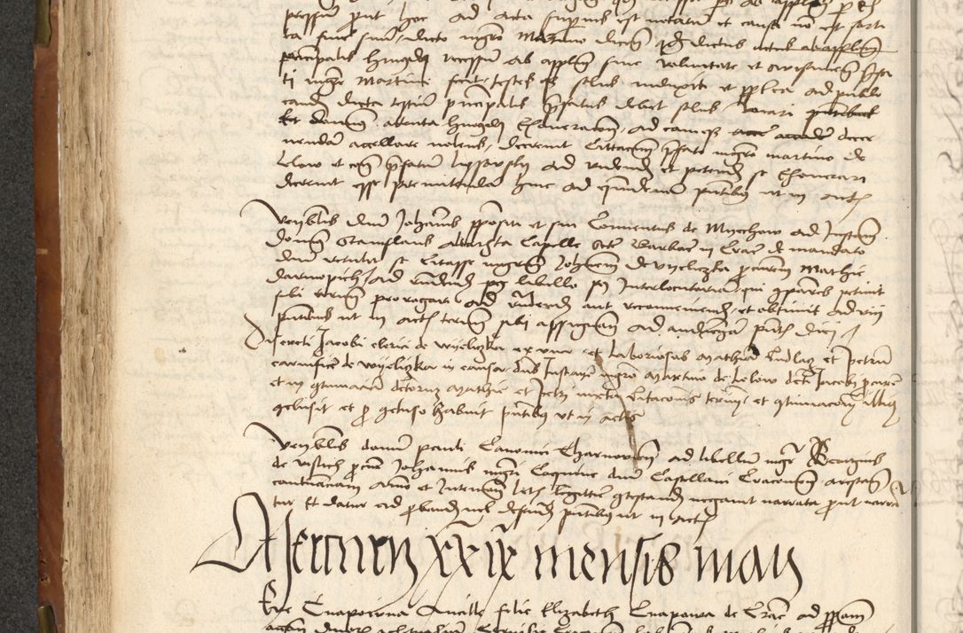 Zdjęcie nr 140 dla obiektu archiwalnego: Acta actoru[m coram venerabili viro] domino Joh[anne de Lathoschin, sacre] theologie [et decretorum] doctore [canonico et officiali Cracoviensi] generali [anno Domini millesimo] quadringen[tesimo nonagesimo tercio] indicione [XI, pontificatus sanctis]simi in Christo [patris domini nostri domini] Allexandri [divina providencia pape] sexti, anni [ipsius primo]