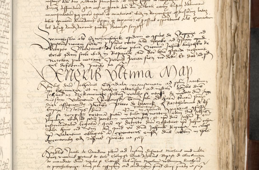 Zdjęcie nr 141 dla obiektu archiwalnego: Acta actoru[m coram venerabili viro] domino Joh[anne de Lathoschin, sacre] theologie [et decretorum] doctore [canonico et officiali Cracoviensi] generali [anno Domini millesimo] quadringen[tesimo nonagesimo tercio] indicione [XI, pontificatus sanctis]simi in Christo [patris domini nostri domini] Allexandri [divina providencia pape] sexti, anni [ipsius primo]