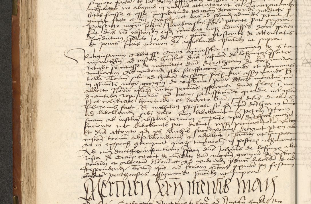 Zdjęcie nr 138 dla obiektu archiwalnego: Acta actoru[m coram venerabili viro] domino Joh[anne de Lathoschin, sacre] theologie [et decretorum] doctore [canonico et officiali Cracoviensi] generali [anno Domini millesimo] quadringen[tesimo nonagesimo tercio] indicione [XI, pontificatus sanctis]simi in Christo [patris domini nostri domini] Allexandri [divina providencia pape] sexti, anni [ipsius primo]