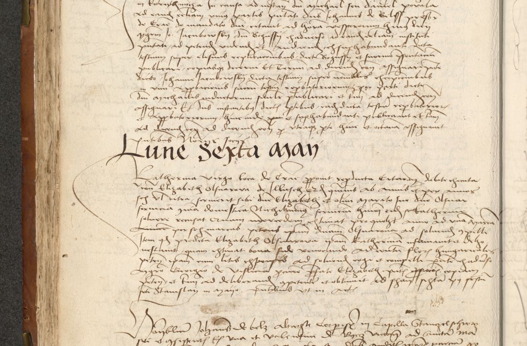 Zdjęcie nr 132 dla obiektu archiwalnego: Acta actoru[m coram venerabili viro] domino Joh[anne de Lathoschin, sacre] theologie [et decretorum] doctore [canonico et officiali Cracoviensi] generali [anno Domini millesimo] quadringen[tesimo nonagesimo tercio] indicione [XI, pontificatus sanctis]simi in Christo [patris domini nostri domini] Allexandri [divina providencia pape] sexti, anni [ipsius primo]