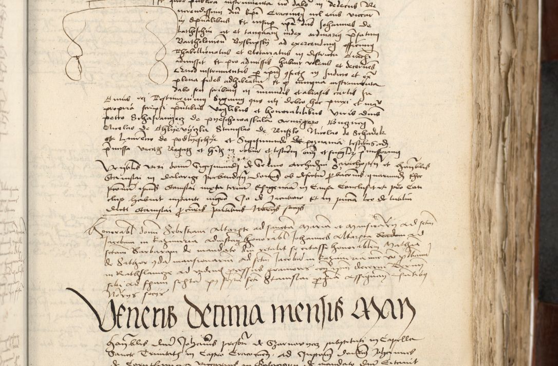 Zdjęcie nr 133 dla obiektu archiwalnego: Acta actoru[m coram venerabili viro] domino Joh[anne de Lathoschin, sacre] theologie [et decretorum] doctore [canonico et officiali Cracoviensi] generali [anno Domini millesimo] quadringen[tesimo nonagesimo tercio] indicione [XI, pontificatus sanctis]simi in Christo [patris domini nostri domini] Allexandri [divina providencia pape] sexti, anni [ipsius primo]