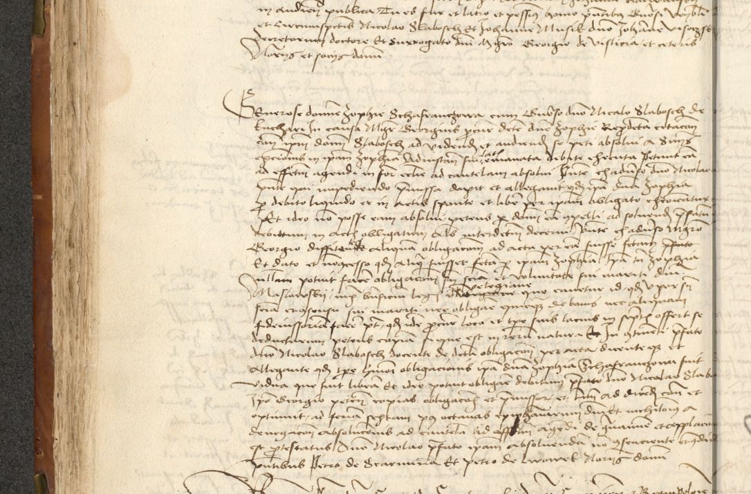 Zdjęcie nr 126 dla obiektu archiwalnego: Acta actoru[m coram venerabili viro] domino Joh[anne de Lathoschin, sacre] theologie [et decretorum] doctore [canonico et officiali Cracoviensi] generali [anno Domini millesimo] quadringen[tesimo nonagesimo tercio] indicione [XI, pontificatus sanctis]simi in Christo [patris domini nostri domini] Allexandri [divina providencia pape] sexti, anni [ipsius primo]