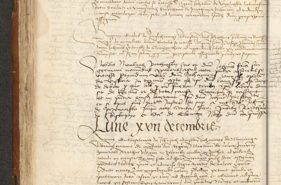 Zdjęcie nr 124 dla obiektu archiwalnego: Acta actoru[m coram venerabili viro] domino Joh[anne de Lathoschin, sacre] theologie [et decretorum] doctore [canonico et officiali Cracoviensi] generali [anno Domini millesimo] quadringen[tesimo nonagesimo tercio] indicione [XI, pontificatus sanctis]simi in Christo [patris domini nostri domini] Allexandri [divina providencia pape] sexti, anni [ipsius primo]