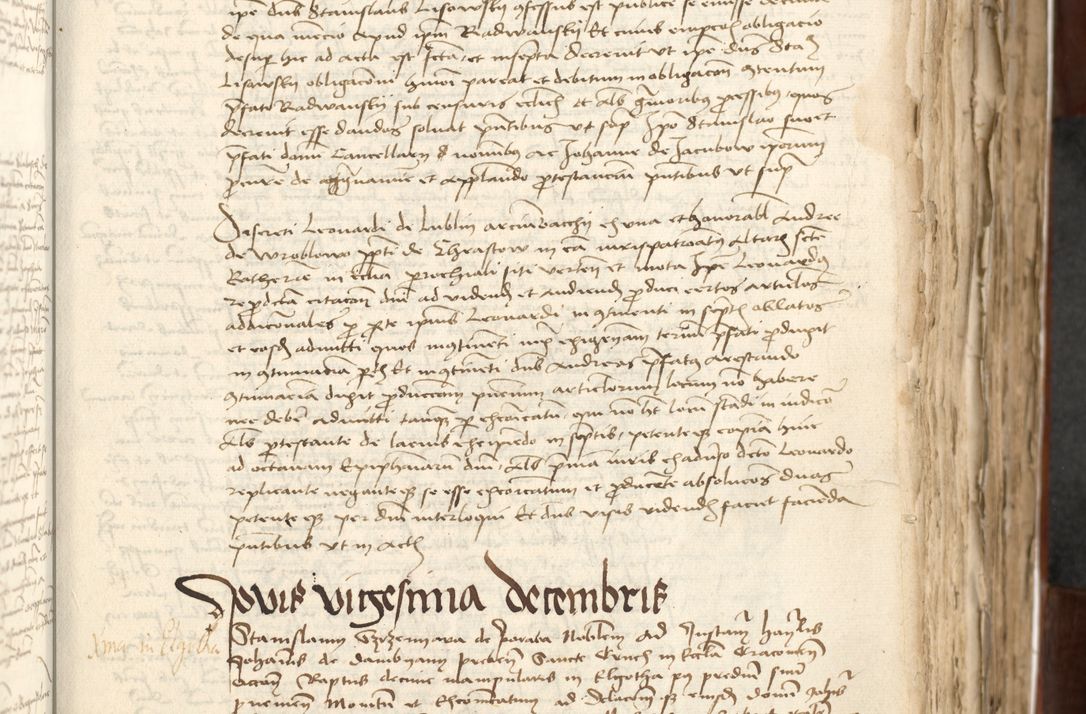 Zdjęcie nr 127 dla obiektu archiwalnego: Acta actoru[m coram venerabili viro] domino Joh[anne de Lathoschin, sacre] theologie [et decretorum] doctore [canonico et officiali Cracoviensi] generali [anno Domini millesimo] quadringen[tesimo nonagesimo tercio] indicione [XI, pontificatus sanctis]simi in Christo [patris domini nostri domini] Allexandri [divina providencia pape] sexti, anni [ipsius primo]