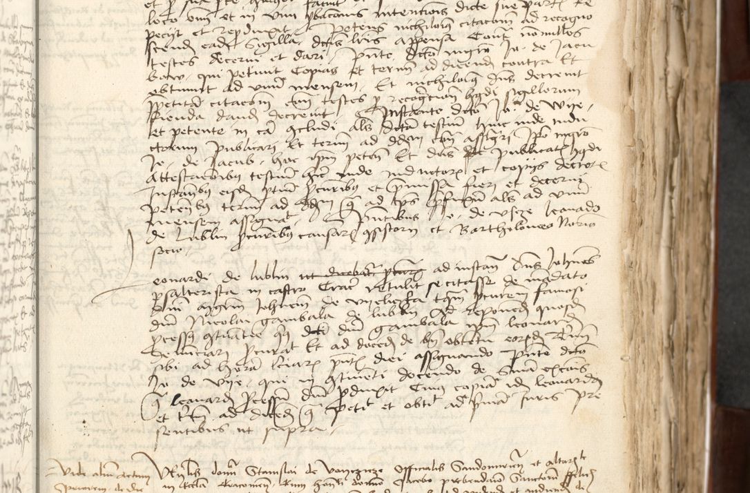 Zdjęcie nr 123 dla obiektu archiwalnego: Acta actoru[m coram venerabili viro] domino Joh[anne de Lathoschin, sacre] theologie [et decretorum] doctore [canonico et officiali Cracoviensi] generali [anno Domini millesimo] quadringen[tesimo nonagesimo tercio] indicione [XI, pontificatus sanctis]simi in Christo [patris domini nostri domini] Allexandri [divina providencia pape] sexti, anni [ipsius primo]