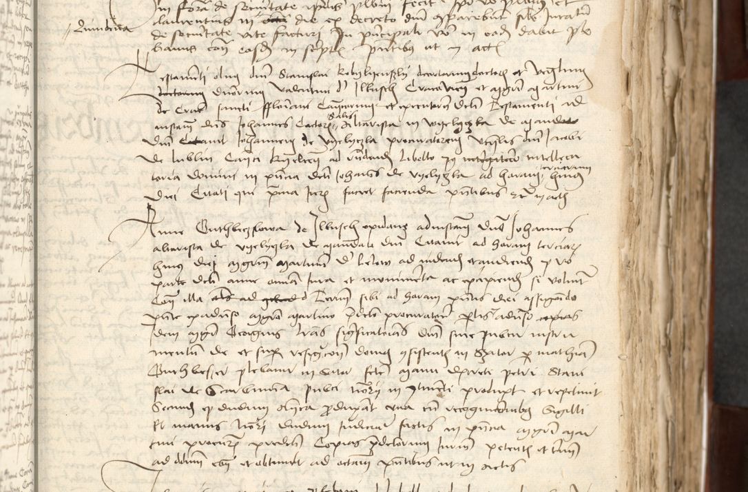 Zdjęcie nr 119 dla obiektu archiwalnego: Acta actoru[m coram venerabili viro] domino Joh[anne de Lathoschin, sacre] theologie [et decretorum] doctore [canonico et officiali Cracoviensi] generali [anno Domini millesimo] quadringen[tesimo nonagesimo tercio] indicione [XI, pontificatus sanctis]simi in Christo [patris domini nostri domini] Allexandri [divina providencia pape] sexti, anni [ipsius primo]