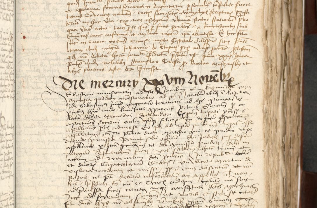 Zdjęcie nr 117 dla obiektu archiwalnego: Acta actoru[m coram venerabili viro] domino Joh[anne de Lathoschin, sacre] theologie [et decretorum] doctore [canonico et officiali Cracoviensi] generali [anno Domini millesimo] quadringen[tesimo nonagesimo tercio] indicione [XI, pontificatus sanctis]simi in Christo [patris domini nostri domini] Allexandri [divina providencia pape] sexti, anni [ipsius primo]
