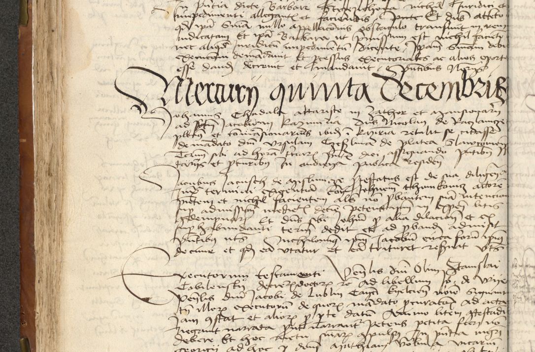 Zdjęcie nr 120 dla obiektu archiwalnego: Acta actoru[m coram venerabili viro] domino Joh[anne de Lathoschin, sacre] theologie [et decretorum] doctore [canonico et officiali Cracoviensi] generali [anno Domini millesimo] quadringen[tesimo nonagesimo tercio] indicione [XI, pontificatus sanctis]simi in Christo [patris domini nostri domini] Allexandri [divina providencia pape] sexti, anni [ipsius primo]