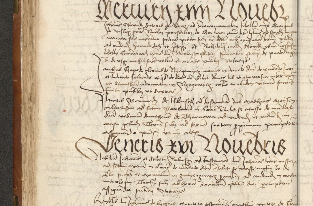 Zdjęcie nr 112 dla obiektu archiwalnego: Acta actoru[m coram venerabili viro] domino Joh[anne de Lathoschin, sacre] theologie [et decretorum] doctore [canonico et officiali Cracoviensi] generali [anno Domini millesimo] quadringen[tesimo nonagesimo tercio] indicione [XI, pontificatus sanctis]simi in Christo [patris domini nostri domini] Allexandri [divina providencia pape] sexti, anni [ipsius primo]