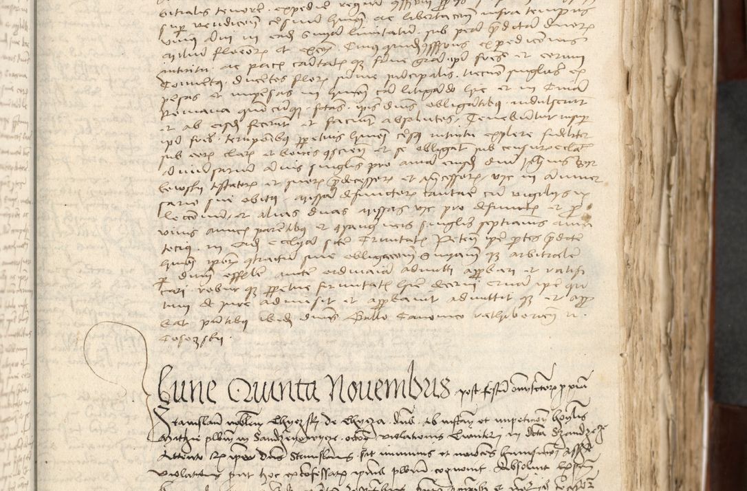 Zdjęcie nr 109 dla obiektu archiwalnego: Acta actoru[m coram venerabili viro] domino Joh[anne de Lathoschin, sacre] theologie [et decretorum] doctore [canonico et officiali Cracoviensi] generali [anno Domini millesimo] quadringen[tesimo nonagesimo tercio] indicione [XI, pontificatus sanctis]simi in Christo [patris domini nostri domini] Allexandri [divina providencia pape] sexti, anni [ipsius primo]