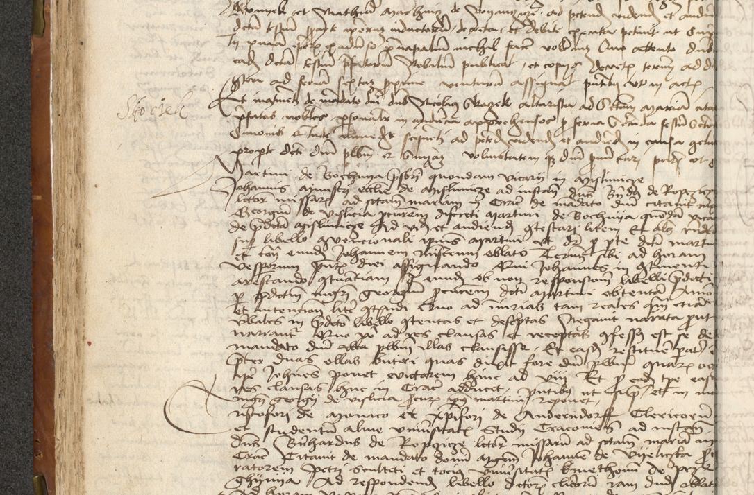 Zdjęcie nr 104 dla obiektu archiwalnego: Acta actoru[m coram venerabili viro] domino Joh[anne de Lathoschin, sacre] theologie [et decretorum] doctore [canonico et officiali Cracoviensi] generali [anno Domini millesimo] quadringen[tesimo nonagesimo tercio] indicione [XI, pontificatus sanctis]simi in Christo [patris domini nostri domini] Allexandri [divina providencia pape] sexti, anni [ipsius primo]