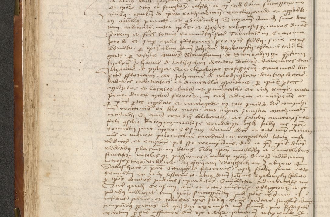 Zdjęcie nr 108 dla obiektu archiwalnego: Acta actoru[m coram venerabili viro] domino Joh[anne de Lathoschin, sacre] theologie [et decretorum] doctore [canonico et officiali Cracoviensi] generali [anno Domini millesimo] quadringen[tesimo nonagesimo tercio] indicione [XI, pontificatus sanctis]simi in Christo [patris domini nostri domini] Allexandri [divina providencia pape] sexti, anni [ipsius primo]