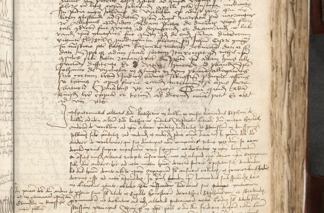 Zdjęcie nr 103 dla obiektu archiwalnego: Acta actoru[m coram venerabili viro] domino Joh[anne de Lathoschin, sacre] theologie [et decretorum] doctore [canonico et officiali Cracoviensi] generali [anno Domini millesimo] quadringen[tesimo nonagesimo tercio] indicione [XI, pontificatus sanctis]simi in Christo [patris domini nostri domini] Allexandri [divina providencia pape] sexti, anni [ipsius primo]