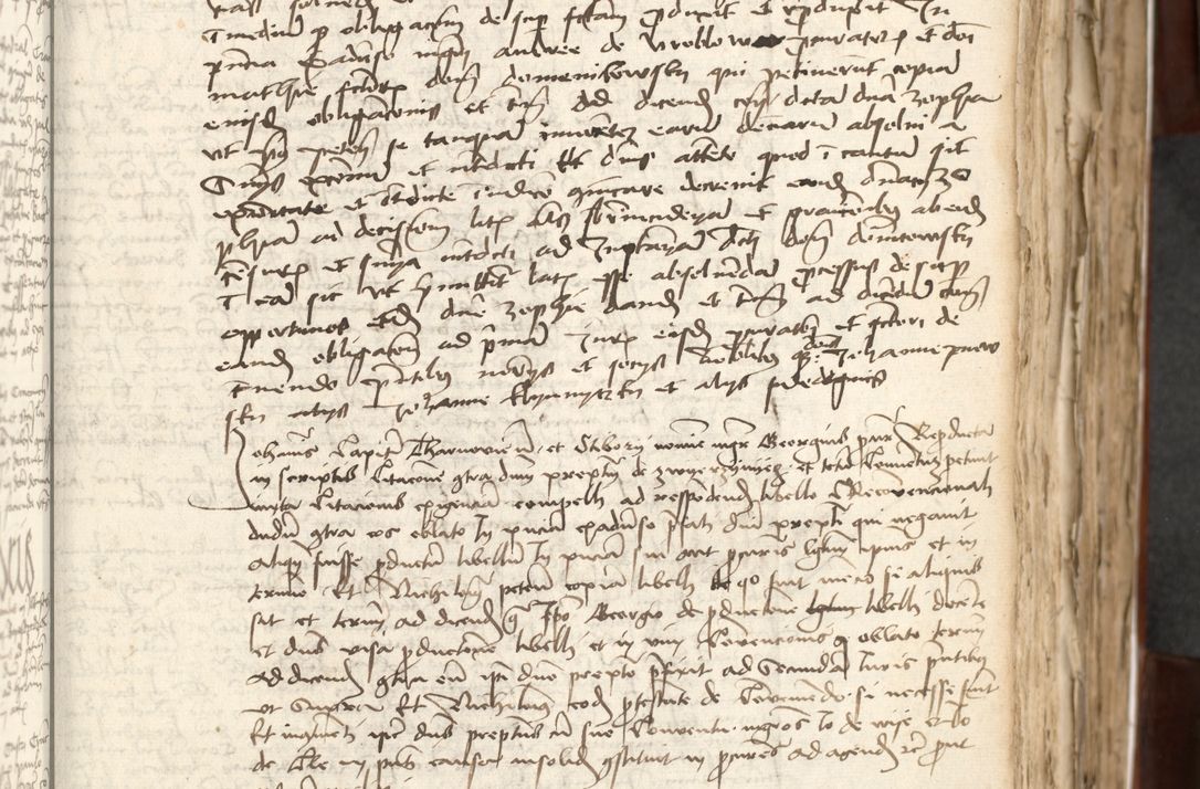 Zdjęcie nr 99 dla obiektu archiwalnego: Acta actoru[m coram venerabili viro] domino Joh[anne de Lathoschin, sacre] theologie [et decretorum] doctore [canonico et officiali Cracoviensi] generali [anno Domini millesimo] quadringen[tesimo nonagesimo tercio] indicione [XI, pontificatus sanctis]simi in Christo [patris domini nostri domini] Allexandri [divina providencia pape] sexti, anni [ipsius primo]