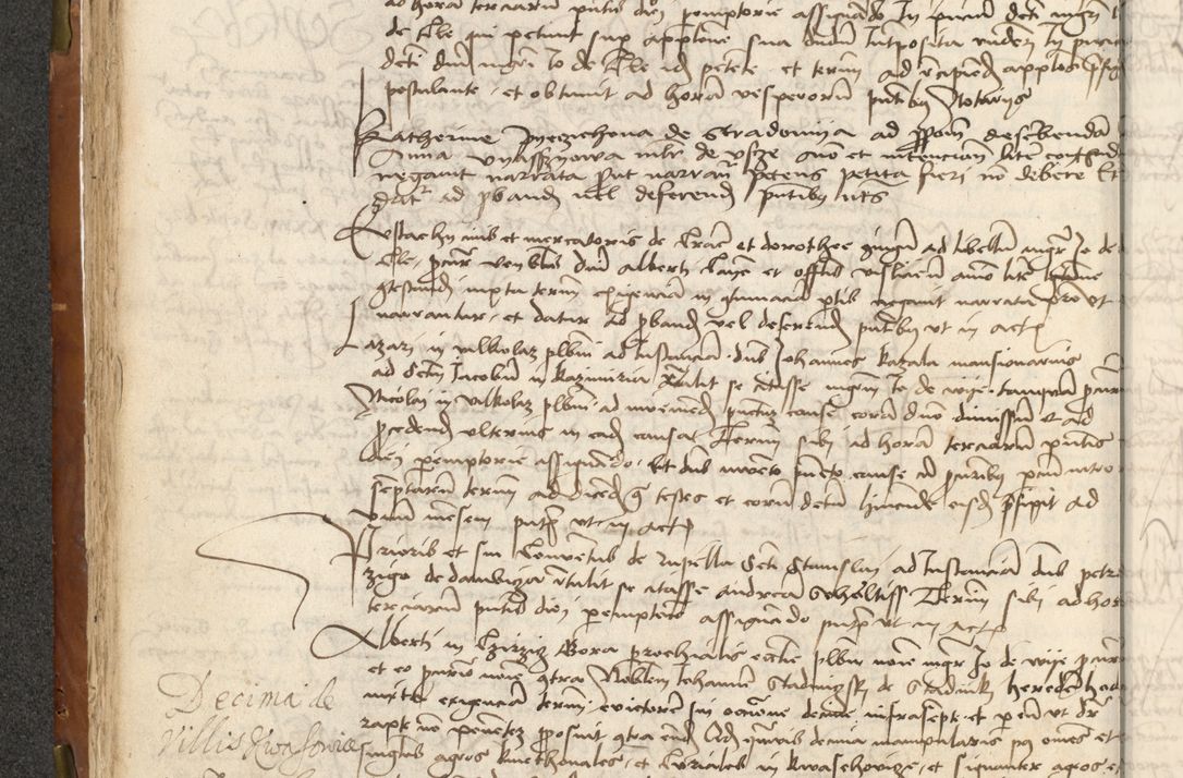 Zdjęcie nr 96 dla obiektu archiwalnego: Acta actoru[m coram venerabili viro] domino Joh[anne de Lathoschin, sacre] theologie [et decretorum] doctore [canonico et officiali Cracoviensi] generali [anno Domini millesimo] quadringen[tesimo nonagesimo tercio] indicione [XI, pontificatus sanctis]simi in Christo [patris domini nostri domini] Allexandri [divina providencia pape] sexti, anni [ipsius primo]