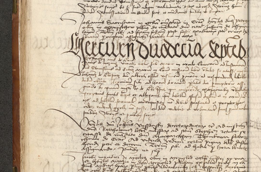 Zdjęcie nr 90 dla obiektu archiwalnego: Acta actoru[m coram venerabili viro] domino Joh[anne de Lathoschin, sacre] theologie [et decretorum] doctore [canonico et officiali Cracoviensi] generali [anno Domini millesimo] quadringen[tesimo nonagesimo tercio] indicione [XI, pontificatus sanctis]simi in Christo [patris domini nostri domini] Allexandri [divina providencia pape] sexti, anni [ipsius primo]