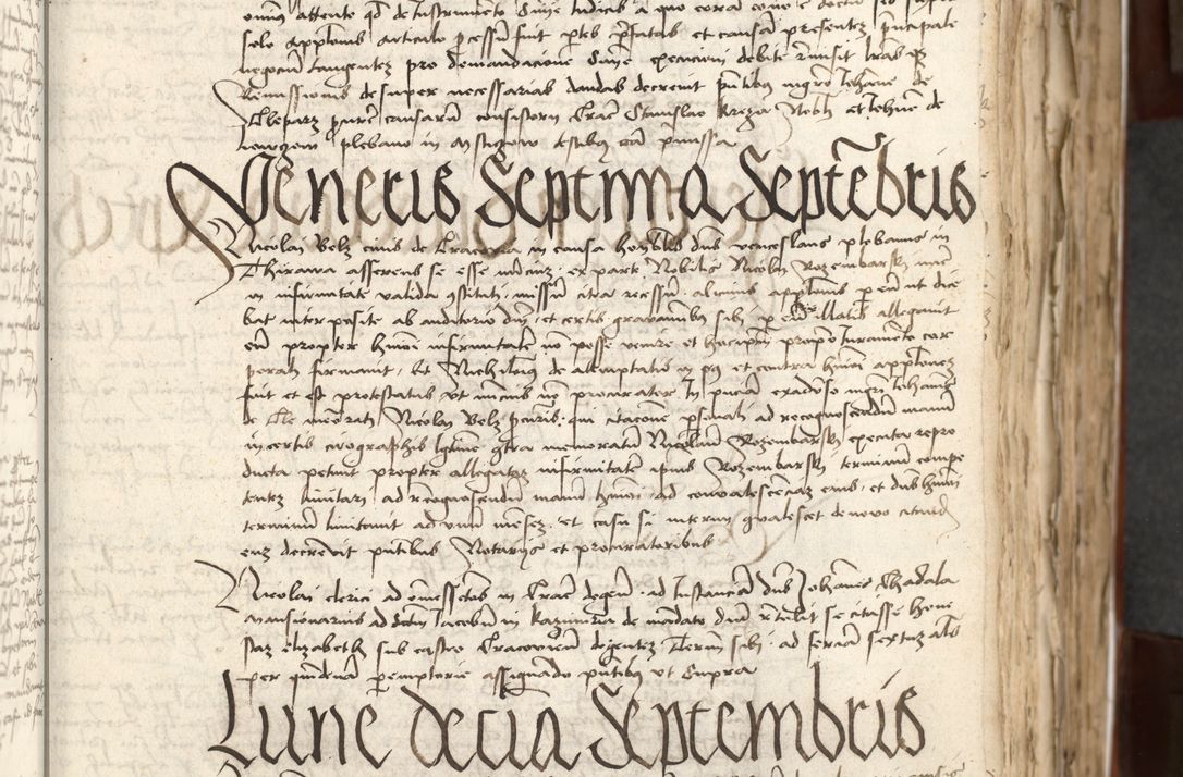 Zdjęcie nr 89 dla obiektu archiwalnego: Acta actoru[m coram venerabili viro] domino Joh[anne de Lathoschin, sacre] theologie [et decretorum] doctore [canonico et officiali Cracoviensi] generali [anno Domini millesimo] quadringen[tesimo nonagesimo tercio] indicione [XI, pontificatus sanctis]simi in Christo [patris domini nostri domini] Allexandri [divina providencia pape] sexti, anni [ipsius primo]