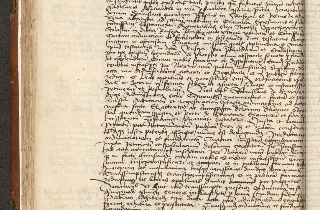Zdjęcie nr 78 dla obiektu archiwalnego: Acta actoru[m coram venerabili viro] domino Joh[anne de Lathoschin, sacre] theologie [et decretorum] doctore [canonico et officiali Cracoviensi] generali [anno Domini millesimo] quadringen[tesimo nonagesimo tercio] indicione [XI, pontificatus sanctis]simi in Christo [patris domini nostri domini] Allexandri [divina providencia pape] sexti, anni [ipsius primo]