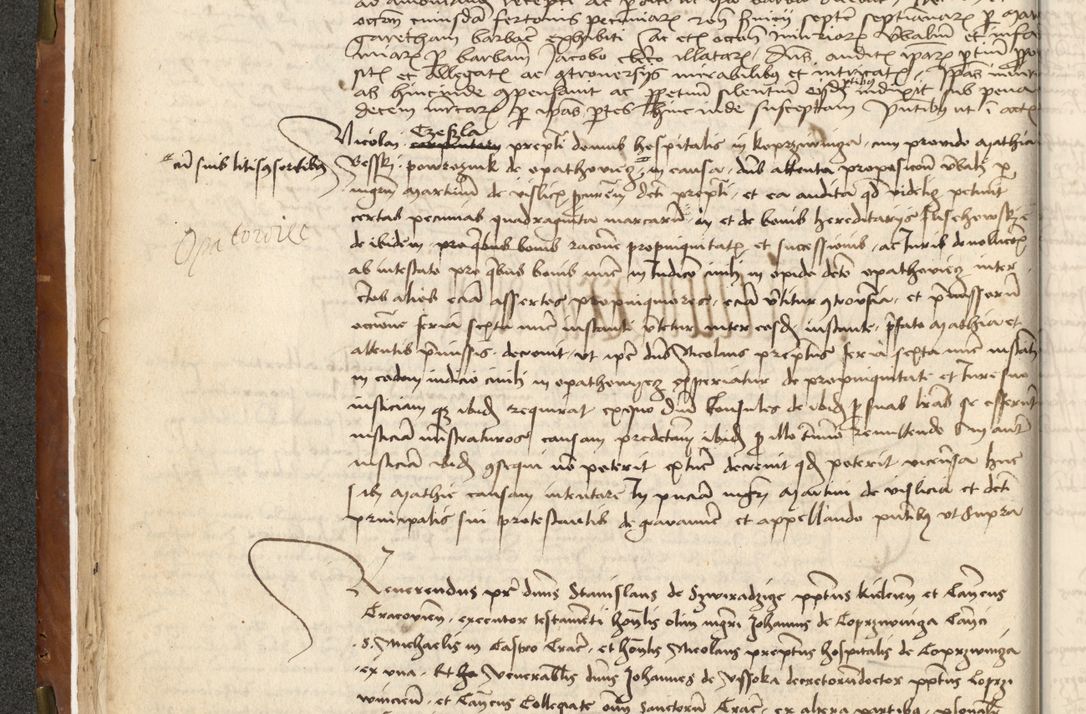 Zdjęcie nr 58 dla obiektu archiwalnego: Acta actoru[m coram venerabili viro] domino Joh[anne de Lathoschin, sacre] theologie [et decretorum] doctore [canonico et officiali Cracoviensi] generali [anno Domini millesimo] quadringen[tesimo nonagesimo tercio] indicione [XI, pontificatus sanctis]simi in Christo [patris domini nostri domini] Allexandri [divina providencia pape] sexti, anni [ipsius primo]