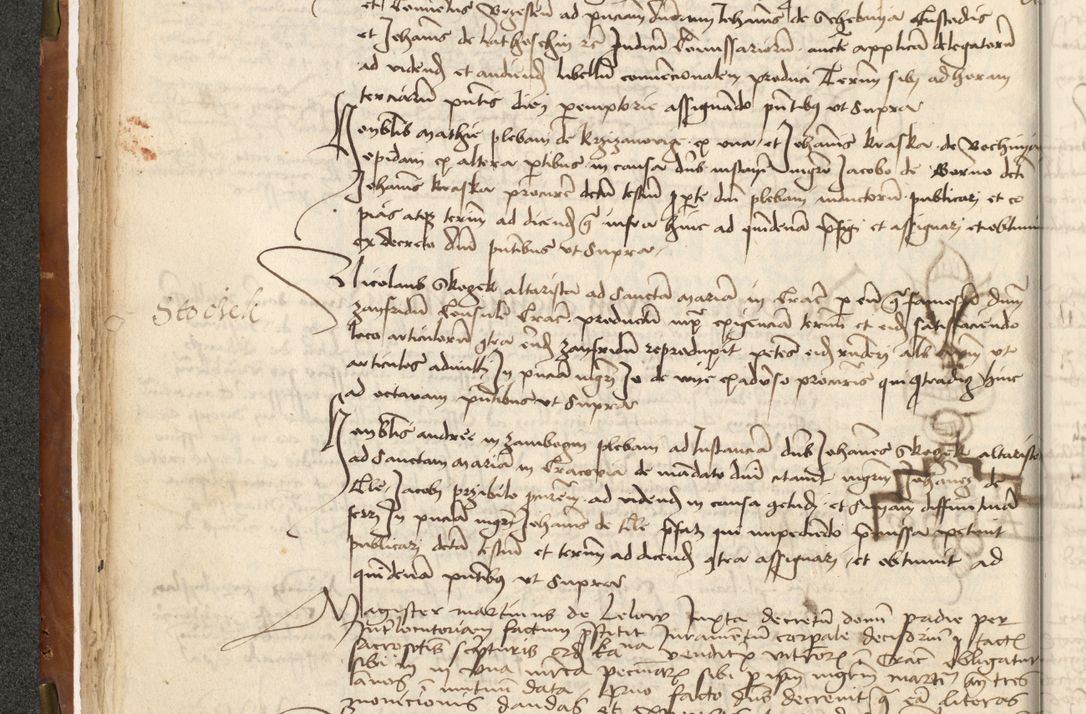 Zdjęcie nr 54 dla obiektu archiwalnego: Acta actoru[m coram venerabili viro] domino Joh[anne de Lathoschin, sacre] theologie [et decretorum] doctore [canonico et officiali Cracoviensi] generali [anno Domini millesimo] quadringen[tesimo nonagesimo tercio] indicione [XI, pontificatus sanctis]simi in Christo [patris domini nostri domini] Allexandri [divina providencia pape] sexti, anni [ipsius primo]