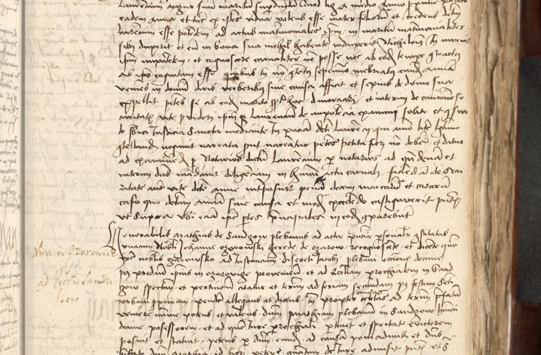 Zdjęcie nr 49 dla obiektu archiwalnego: Acta actoru[m coram venerabili viro] domino Joh[anne de Lathoschin, sacre] theologie [et decretorum] doctore [canonico et officiali Cracoviensi] generali [anno Domini millesimo] quadringen[tesimo nonagesimo tercio] indicione [XI, pontificatus sanctis]simi in Christo [patris domini nostri domini] Allexandri [divina providencia pape] sexti, anni [ipsius primo]