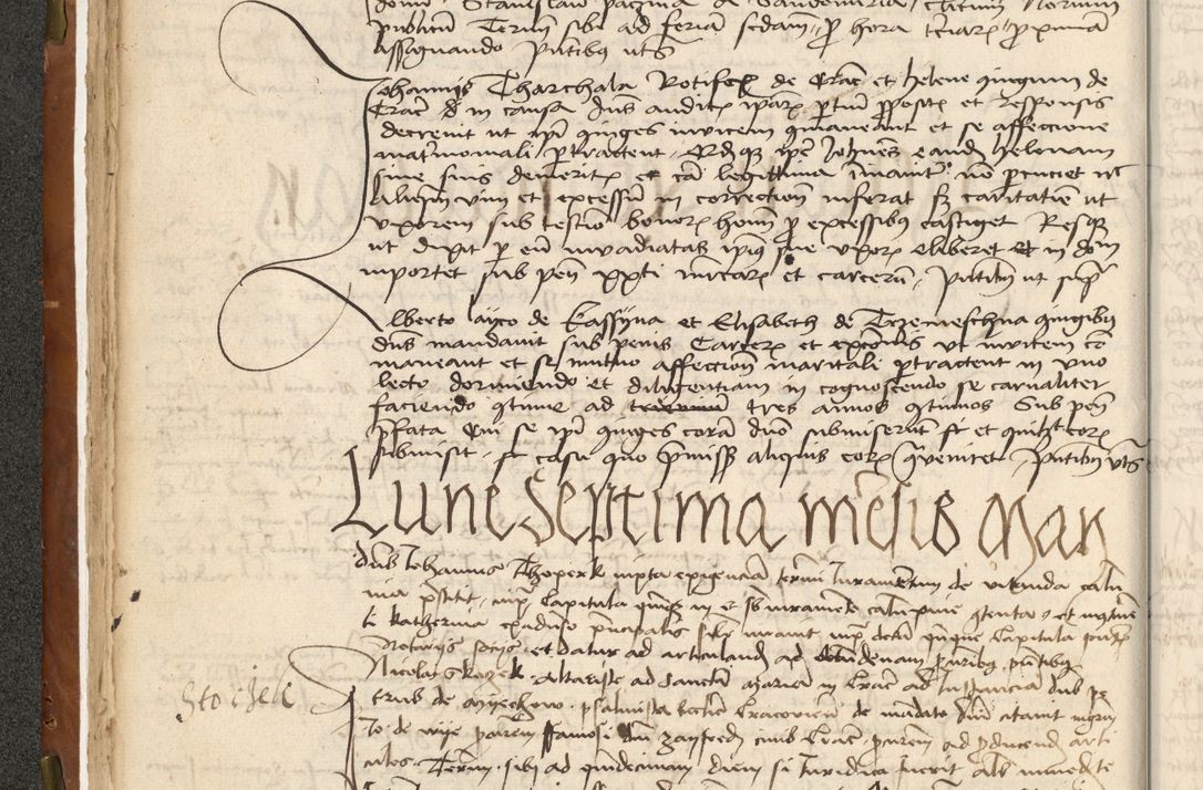 Zdjęcie nr 48 dla obiektu archiwalnego: Acta actoru[m coram venerabili viro] domino Joh[anne de Lathoschin, sacre] theologie [et decretorum] doctore [canonico et officiali Cracoviensi] generali [anno Domini millesimo] quadringen[tesimo nonagesimo tercio] indicione [XI, pontificatus sanctis]simi in Christo [patris domini nostri domini] Allexandri [divina providencia pape] sexti, anni [ipsius primo]