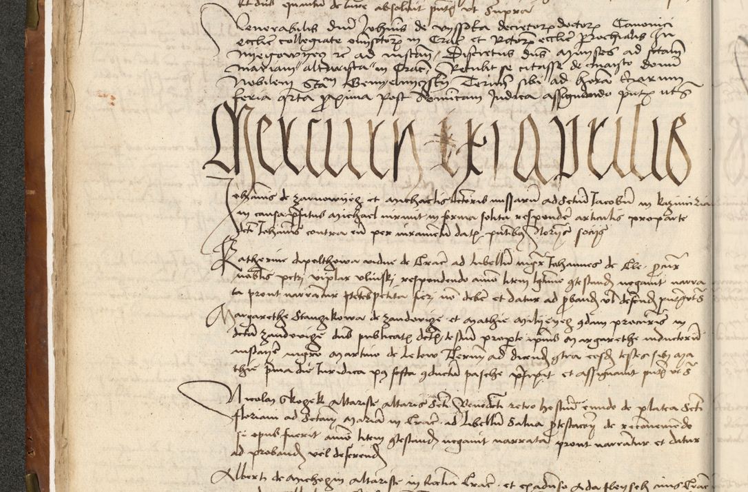 Zdjęcie nr 44 dla obiektu archiwalnego: Acta actoru[m coram venerabili viro] domino Joh[anne de Lathoschin, sacre] theologie [et decretorum] doctore [canonico et officiali Cracoviensi] generali [anno Domini millesimo] quadringen[tesimo nonagesimo tercio] indicione [XI, pontificatus sanctis]simi in Christo [patris domini nostri domini] Allexandri [divina providencia pape] sexti, anni [ipsius primo]