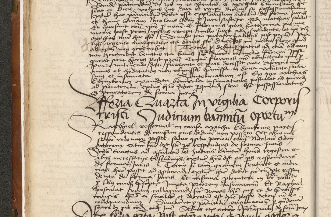 Zdjęcie nr 42 dla obiektu archiwalnego: Acta actoru[m coram venerabili viro] domino Joh[anne de Lathoschin, sacre] theologie [et decretorum] doctore [canonico et officiali Cracoviensi] generali [anno Domini millesimo] quadringen[tesimo nonagesimo tercio] indicione [XI, pontificatus sanctis]simi in Christo [patris domini nostri domini] Allexandri [divina providencia pape] sexti, anni [ipsius primo]