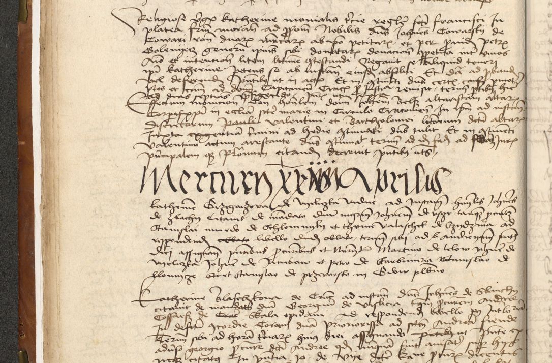 Zdjęcie nr 36 dla obiektu archiwalnego: Acta actoru[m coram venerabili viro] domino Joh[anne de Lathoschin, sacre] theologie [et decretorum] doctore [canonico et officiali Cracoviensi] generali [anno Domini millesimo] quadringen[tesimo nonagesimo tercio] indicione [XI, pontificatus sanctis]simi in Christo [patris domini nostri domini] Allexandri [divina providencia pape] sexti, anni [ipsius primo]