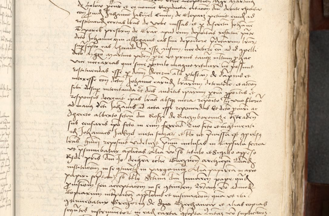 Zdjęcie nr 31 dla obiektu archiwalnego: Acta actoru[m coram venerabili viro] domino Joh[anne de Lathoschin, sacre] theologie [et decretorum] doctore [canonico et officiali Cracoviensi] generali [anno Domini millesimo] quadringen[tesimo nonagesimo tercio] indicione [XI, pontificatus sanctis]simi in Christo [patris domini nostri domini] Allexandri [divina providencia pape] sexti, anni [ipsius primo]