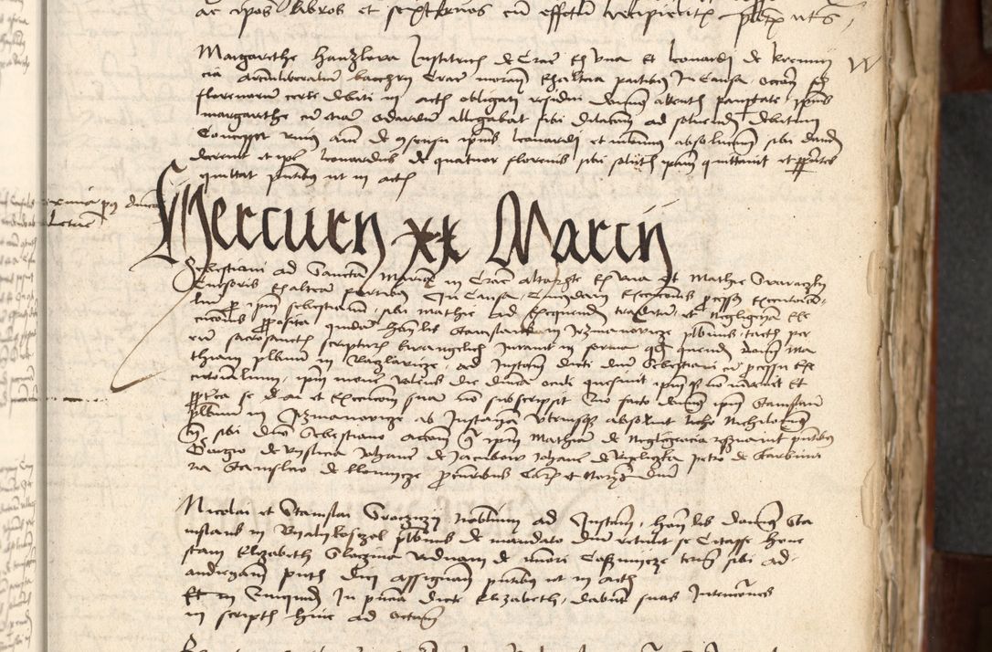 Zdjęcie nr 27 dla obiektu archiwalnego: Acta actoru[m coram venerabili viro] domino Joh[anne de Lathoschin, sacre] theologie [et decretorum] doctore [canonico et officiali Cracoviensi] generali [anno Domini millesimo] quadringen[tesimo nonagesimo tercio] indicione [XI, pontificatus sanctis]simi in Christo [patris domini nostri domini] Allexandri [divina providencia pape] sexti, anni [ipsius primo]