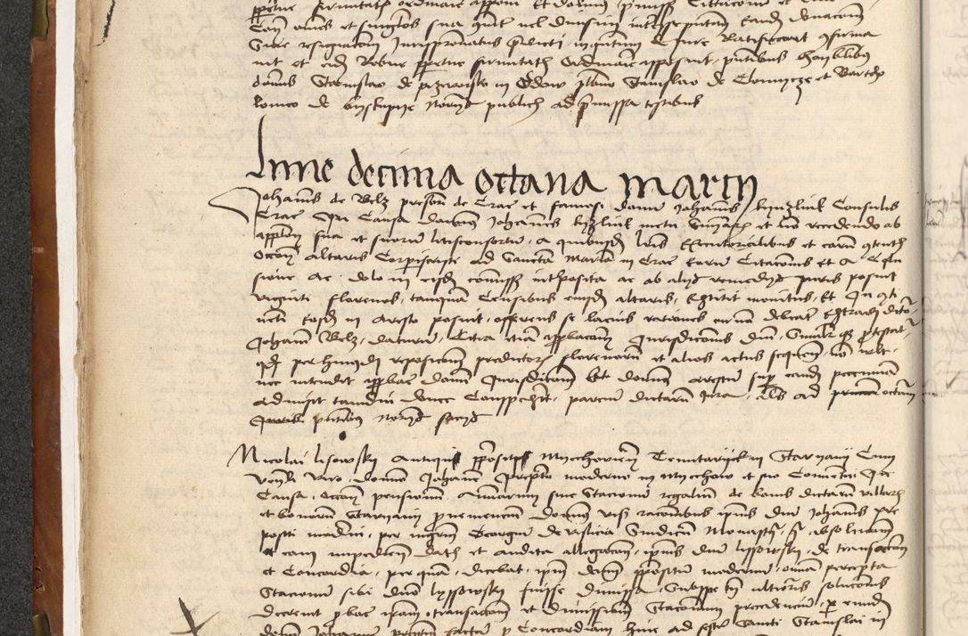 Zdjęcie nr 26 dla obiektu archiwalnego: Acta actoru[m coram venerabili viro] domino Joh[anne de Lathoschin, sacre] theologie [et decretorum] doctore [canonico et officiali Cracoviensi] generali [anno Domini millesimo] quadringen[tesimo nonagesimo tercio] indicione [XI, pontificatus sanctis]simi in Christo [patris domini nostri domini] Allexandri [divina providencia pape] sexti, anni [ipsius primo]
