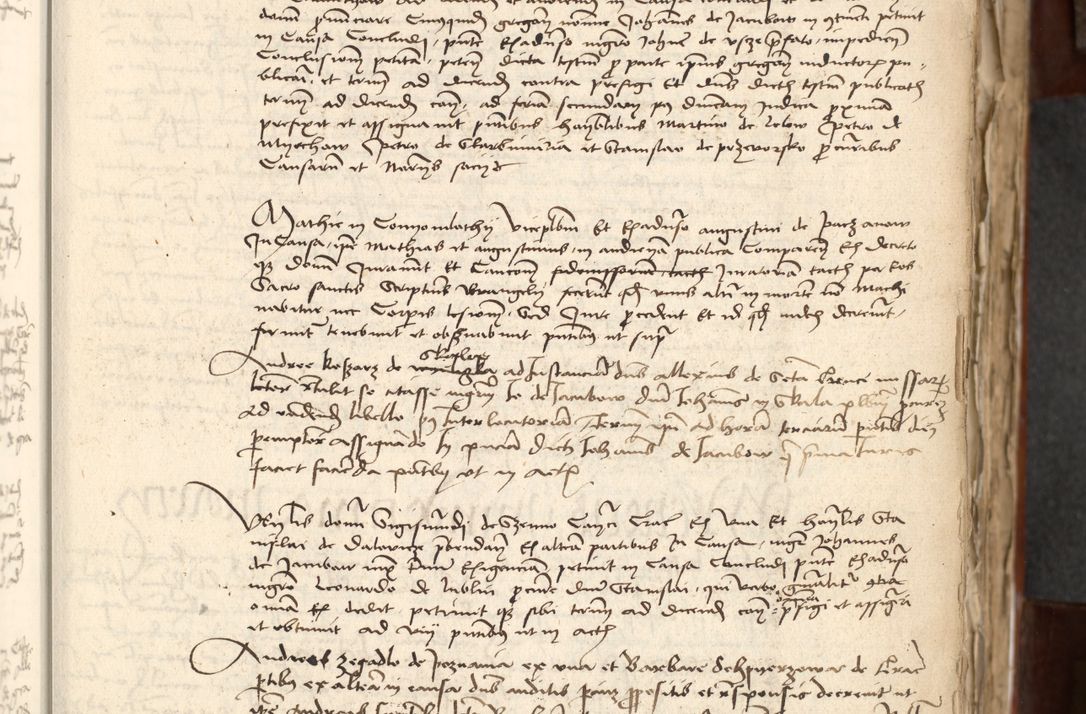 Zdjęcie nr 19 dla obiektu archiwalnego: Acta actoru[m coram venerabili viro] domino Joh[anne de Lathoschin, sacre] theologie [et decretorum] doctore [canonico et officiali Cracoviensi] generali [anno Domini millesimo] quadringen[tesimo nonagesimo tercio] indicione [XI, pontificatus sanctis]simi in Christo [patris domini nostri domini] Allexandri [divina providencia pape] sexti, anni [ipsius primo]