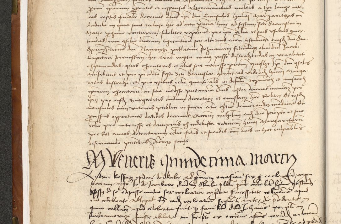 Zdjęcie nr 20 dla obiektu archiwalnego: Acta actoru[m coram venerabili viro] domino Joh[anne de Lathoschin, sacre] theologie [et decretorum] doctore [canonico et officiali Cracoviensi] generali [anno Domini millesimo] quadringen[tesimo nonagesimo tercio] indicione [XI, pontificatus sanctis]simi in Christo [patris domini nostri domini] Allexandri [divina providencia pape] sexti, anni [ipsius primo]