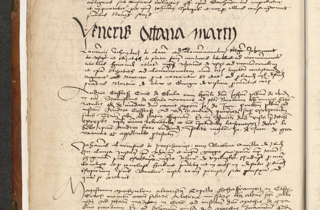 Zdjęcie nr 18 dla obiektu archiwalnego: Acta actoru[m coram venerabili viro] domino Joh[anne de Lathoschin, sacre] theologie [et decretorum] doctore [canonico et officiali Cracoviensi] generali [anno Domini millesimo] quadringen[tesimo nonagesimo tercio] indicione [XI, pontificatus sanctis]simi in Christo [patris domini nostri domini] Allexandri [divina providencia pape] sexti, anni [ipsius primo]