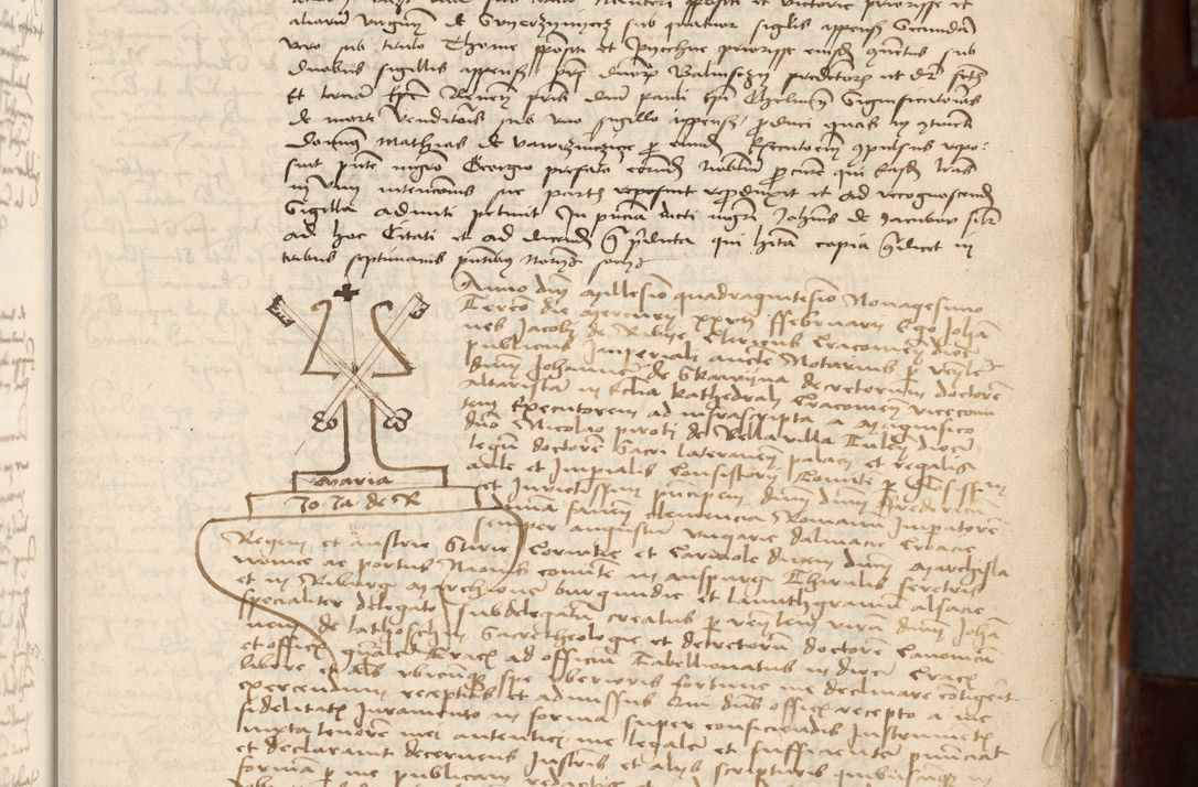 Zdjęcie nr 15 dla obiektu archiwalnego: Acta actoru[m coram venerabili viro] domino Joh[anne de Lathoschin, sacre] theologie [et decretorum] doctore [canonico et officiali Cracoviensi] generali [anno Domini millesimo] quadringen[tesimo nonagesimo tercio] indicione [XI, pontificatus sanctis]simi in Christo [patris domini nostri domini] Allexandri [divina providencia pape] sexti, anni [ipsius primo]