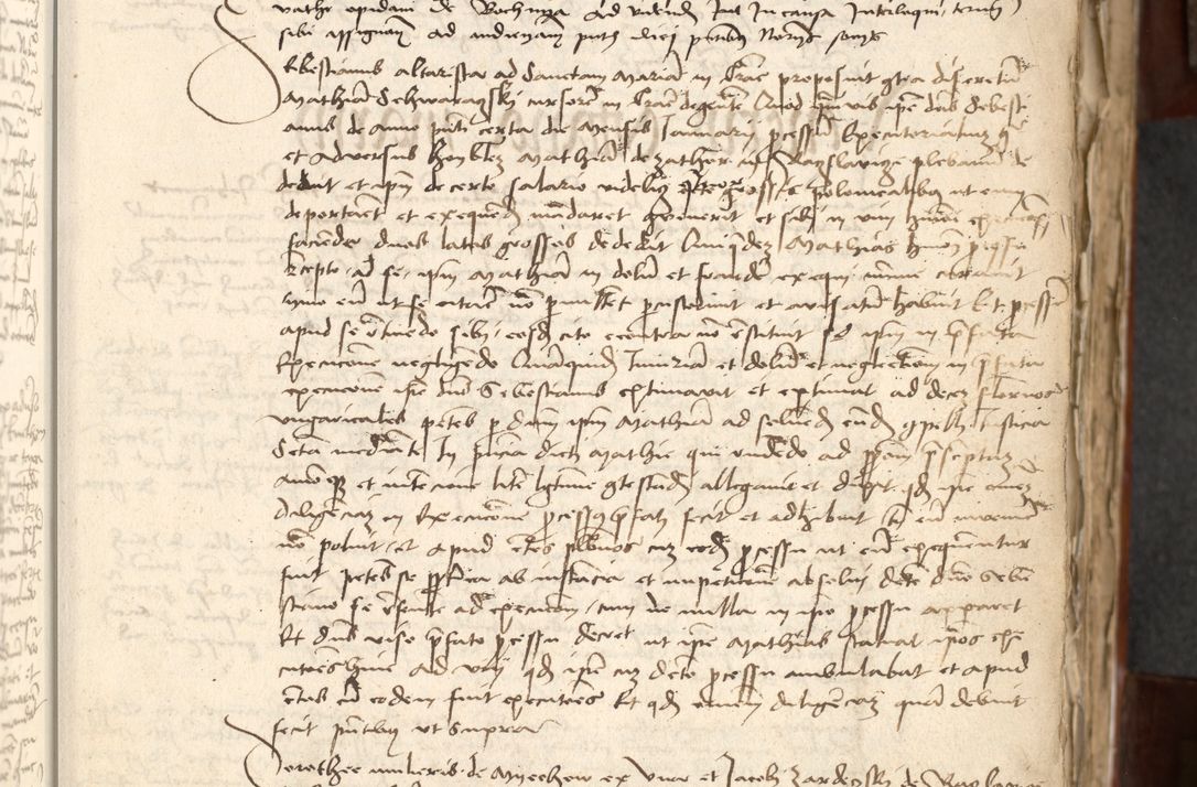 Zdjęcie nr 17 dla obiektu archiwalnego: Acta actoru[m coram venerabili viro] domino Joh[anne de Lathoschin, sacre] theologie [et decretorum] doctore [canonico et officiali Cracoviensi] generali [anno Domini millesimo] quadringen[tesimo nonagesimo tercio] indicione [XI, pontificatus sanctis]simi in Christo [patris domini nostri domini] Allexandri [divina providencia pape] sexti, anni [ipsius primo]