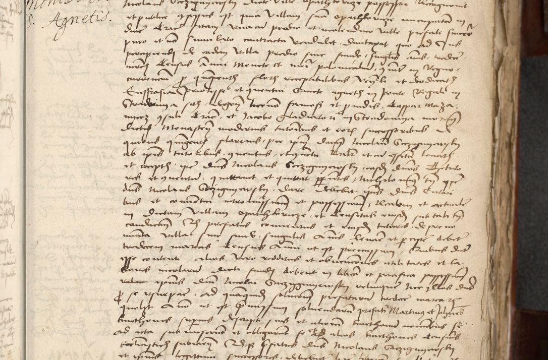 Zdjęcie nr 11 dla obiektu archiwalnego: Acta actoru[m coram venerabili viro] domino Joh[anne de Lathoschin, sacre] theologie [et decretorum] doctore [canonico et officiali Cracoviensi] generali [anno Domini millesimo] quadringen[tesimo nonagesimo tercio] indicione [XI, pontificatus sanctis]simi in Christo [patris domini nostri domini] Allexandri [divina providencia pape] sexti, anni [ipsius primo]