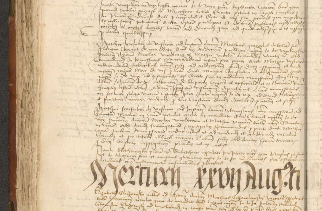 Zdjęcie nr 204 dla obiektu archiwalnego: Acta actoru[m coram venerabili viro] domino Joh[anne de Lathoschin, sacre] theologie [et decretorum] doctore [canonico et officiali Cracoviensi] generali [anno Domini millesimo] quadringen[tesimo nonagesimo tercio] indicione [XI, pontificatus sanctis]simi in Christo [patris domini nostri domini] Allexandri [divina providencia pape] sexti, anni [ipsius primo]