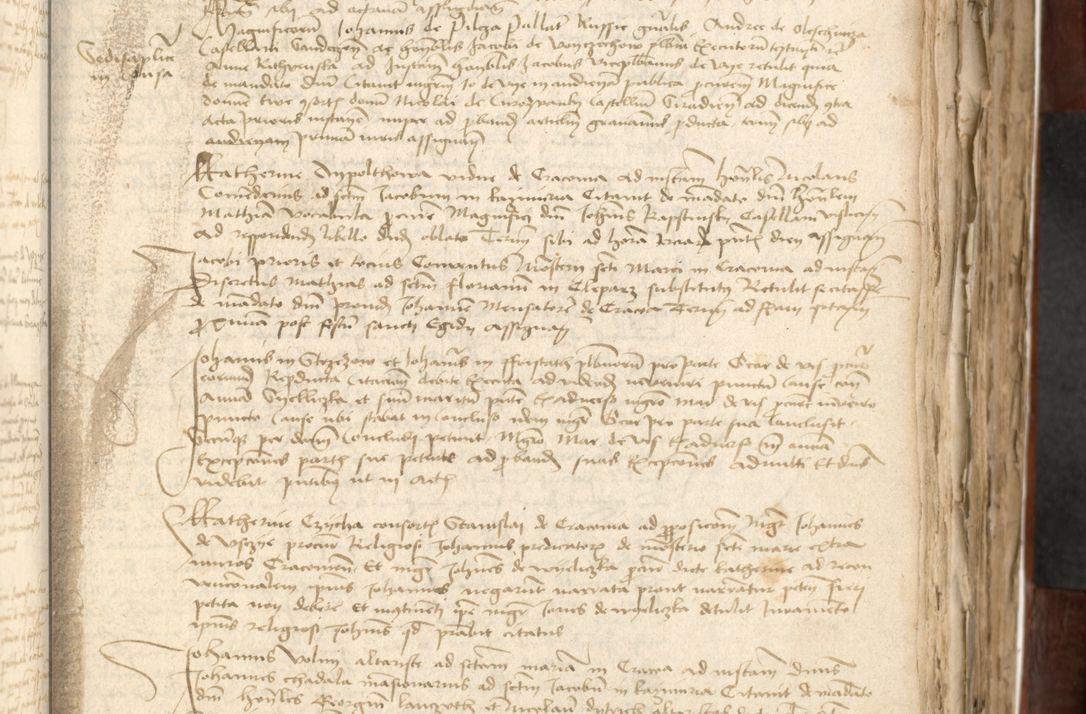 Zdjęcie nr 207 dla obiektu archiwalnego: Acta actoru[m coram venerabili viro] domino Joh[anne de Lathoschin, sacre] theologie [et decretorum] doctore [canonico et officiali Cracoviensi] generali [anno Domini millesimo] quadringen[tesimo nonagesimo tercio] indicione [XI, pontificatus sanctis]simi in Christo [patris domini nostri domini] Allexandri [divina providencia pape] sexti, anni [ipsius primo]