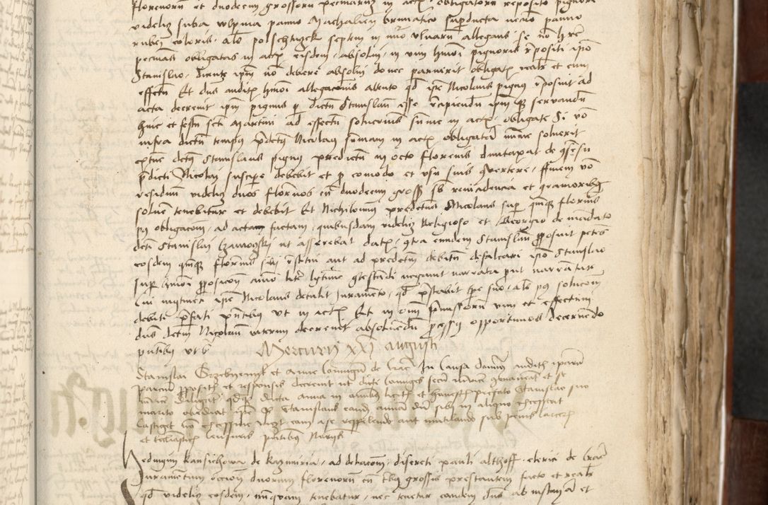 Zdjęcie nr 203 dla obiektu archiwalnego: Acta actoru[m coram venerabili viro] domino Joh[anne de Lathoschin, sacre] theologie [et decretorum] doctore [canonico et officiali Cracoviensi] generali [anno Domini millesimo] quadringen[tesimo nonagesimo tercio] indicione [XI, pontificatus sanctis]simi in Christo [patris domini nostri domini] Allexandri [divina providencia pape] sexti, anni [ipsius primo]