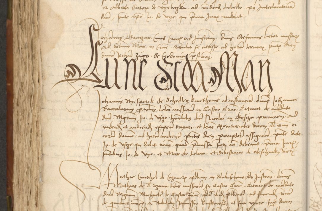 Zdjęcie nr 392 dla obiektu archiwalnego: Acta actoru[m coram venerabili viro] domino Joh[anne de Lathoschin, sacre] theologie [et decretorum] doctore [canonico et officiali Cracoviensi] generali [anno Domini millesimo] quadringen[tesimo nonagesimo tercio] indicione [XI, pontificatus sanctis]simi in Christo [patris domini nostri domini] Allexandri [divina providencia pape] sexti, anni [ipsius primo]