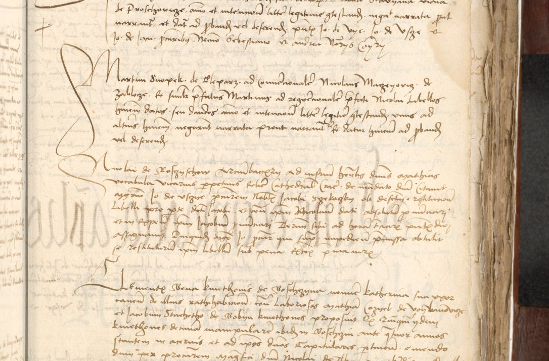 Zdjęcie nr 385 dla obiektu archiwalnego: Acta actoru[m coram venerabili viro] domino Joh[anne de Lathoschin, sacre] theologie [et decretorum] doctore [canonico et officiali Cracoviensi] generali [anno Domini millesimo] quadringen[tesimo nonagesimo tercio] indicione [XI, pontificatus sanctis]simi in Christo [patris domini nostri domini] Allexandri [divina providencia pape] sexti, anni [ipsius primo]