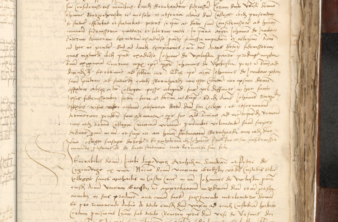 Zdjęcie nr 381 dla obiektu archiwalnego: Acta actoru[m coram venerabili viro] domino Joh[anne de Lathoschin, sacre] theologie [et decretorum] doctore [canonico et officiali Cracoviensi] generali [anno Domini millesimo] quadringen[tesimo nonagesimo tercio] indicione [XI, pontificatus sanctis]simi in Christo [patris domini nostri domini] Allexandri [divina providencia pape] sexti, anni [ipsius primo]
