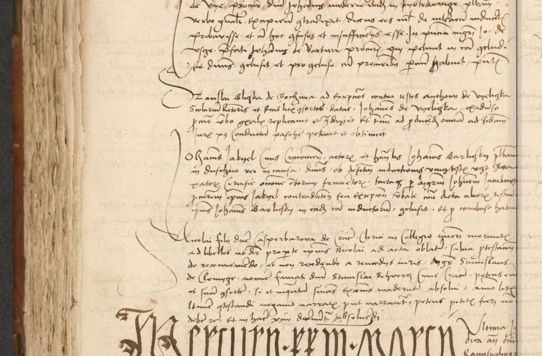 Zdjęcie nr 376 dla obiektu archiwalnego: Acta actoru[m coram venerabili viro] domino Joh[anne de Lathoschin, sacre] theologie [et decretorum] doctore [canonico et officiali Cracoviensi] generali [anno Domini millesimo] quadringen[tesimo nonagesimo tercio] indicione [XI, pontificatus sanctis]simi in Christo [patris domini nostri domini] Allexandri [divina providencia pape] sexti, anni [ipsius primo]