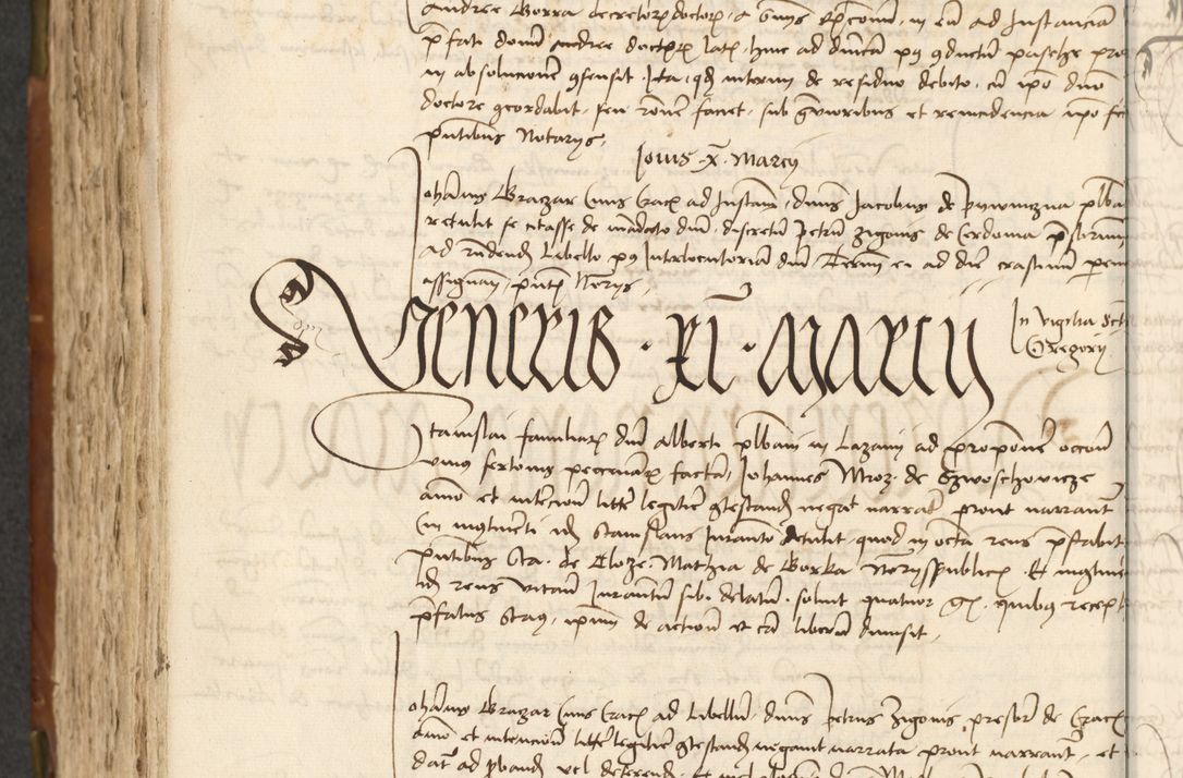 Zdjęcie nr 370 dla obiektu archiwalnego: Acta actoru[m coram venerabili viro] domino Joh[anne de Lathoschin, sacre] theologie [et decretorum] doctore [canonico et officiali Cracoviensi] generali [anno Domini millesimo] quadringen[tesimo nonagesimo tercio] indicione [XI, pontificatus sanctis]simi in Christo [patris domini nostri domini] Allexandri [divina providencia pape] sexti, anni [ipsius primo]