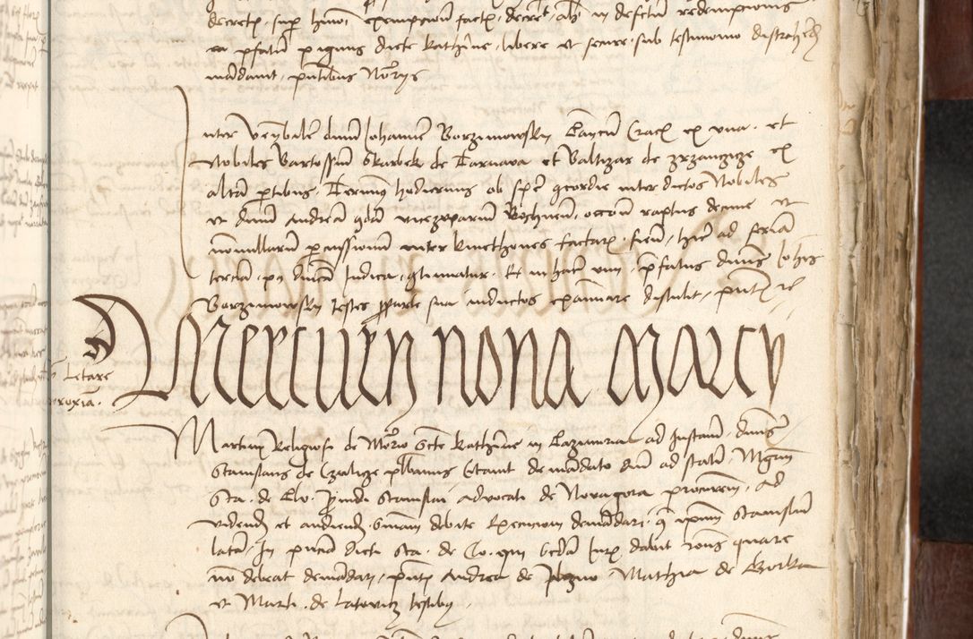 Zdjęcie nr 369 dla obiektu archiwalnego: Acta actoru[m coram venerabili viro] domino Joh[anne de Lathoschin, sacre] theologie [et decretorum] doctore [canonico et officiali Cracoviensi] generali [anno Domini millesimo] quadringen[tesimo nonagesimo tercio] indicione [XI, pontificatus sanctis]simi in Christo [patris domini nostri domini] Allexandri [divina providencia pape] sexti, anni [ipsius primo]