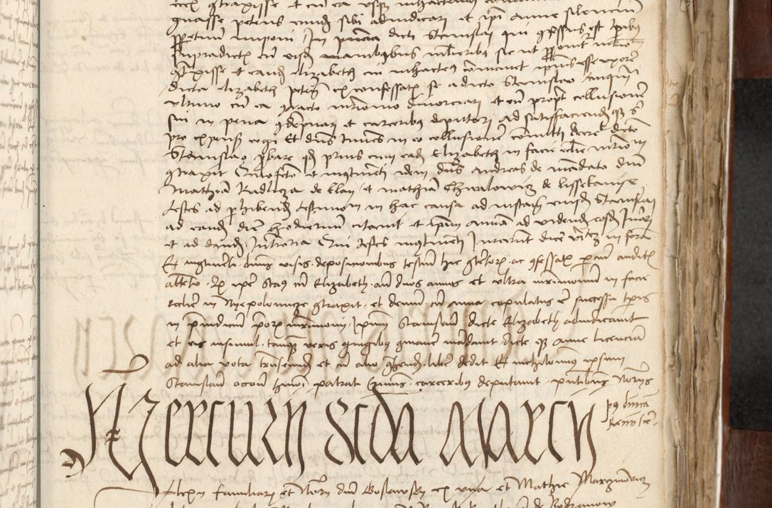 Zdjęcie nr 365 dla obiektu archiwalnego: Acta actoru[m coram venerabili viro] domino Joh[anne de Lathoschin, sacre] theologie [et decretorum] doctore [canonico et officiali Cracoviensi] generali [anno Domini millesimo] quadringen[tesimo nonagesimo tercio] indicione [XI, pontificatus sanctis]simi in Christo [patris domini nostri domini] Allexandri [divina providencia pape] sexti, anni [ipsius primo]